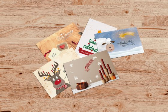 Weihnachten, Postkarten Advent, Postkarten Set Weihnachten, Weihnachtskarte