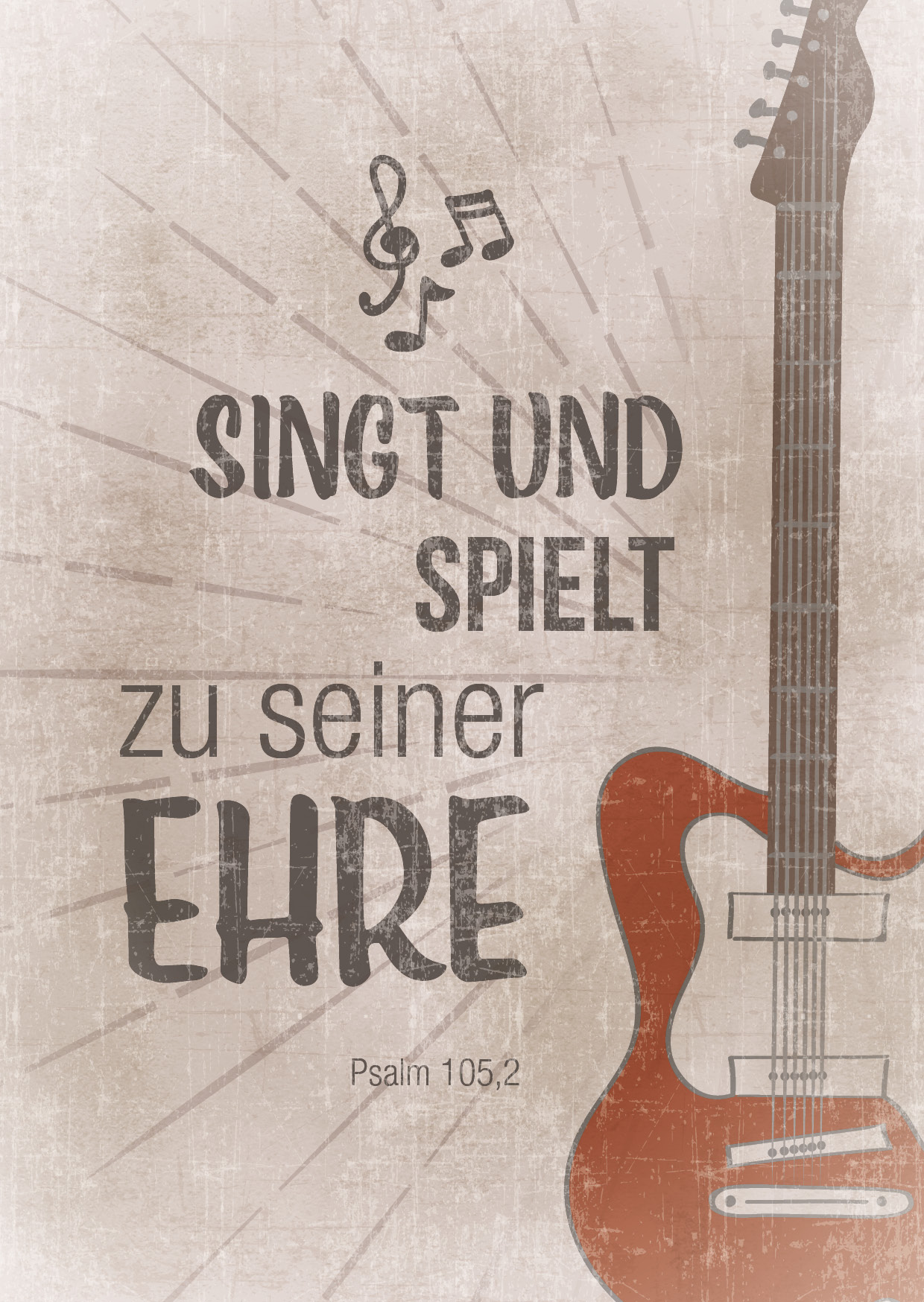 Jubel, singen, Gott ehren, Ehre, Psalm 105,2