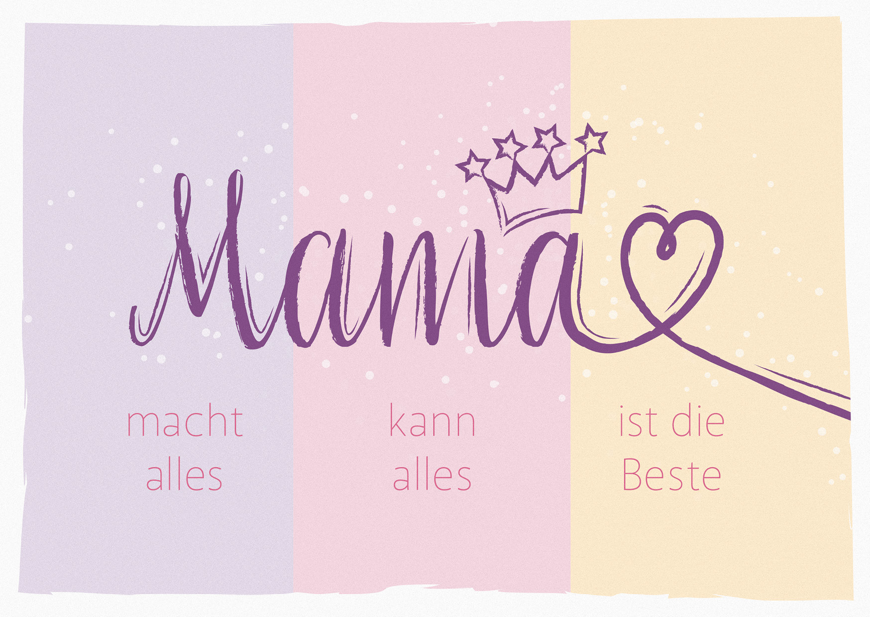 Mama, Postkarte zum Muttertag